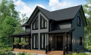 Проекты каркасных домов с террасой от 3573 рублей | Строй-Грн