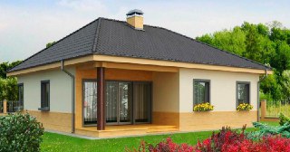 Строительство одноэтажных домов Горно-Алтайск цена от 23479 руб. м2